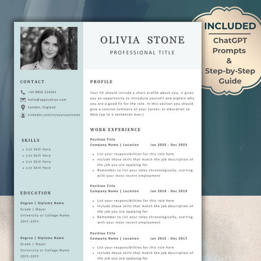 All-in-One CV Template Kit – Green Edition