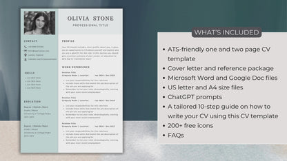 All-in-One CV Template Kit – Green Edition